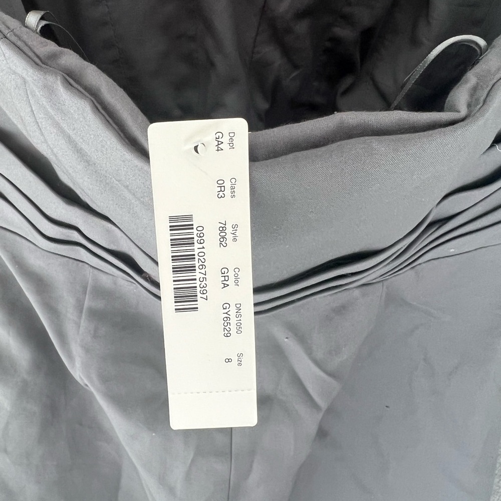 NWT-JCrew Grey Sweetheart neckline - Picture 3 of 4